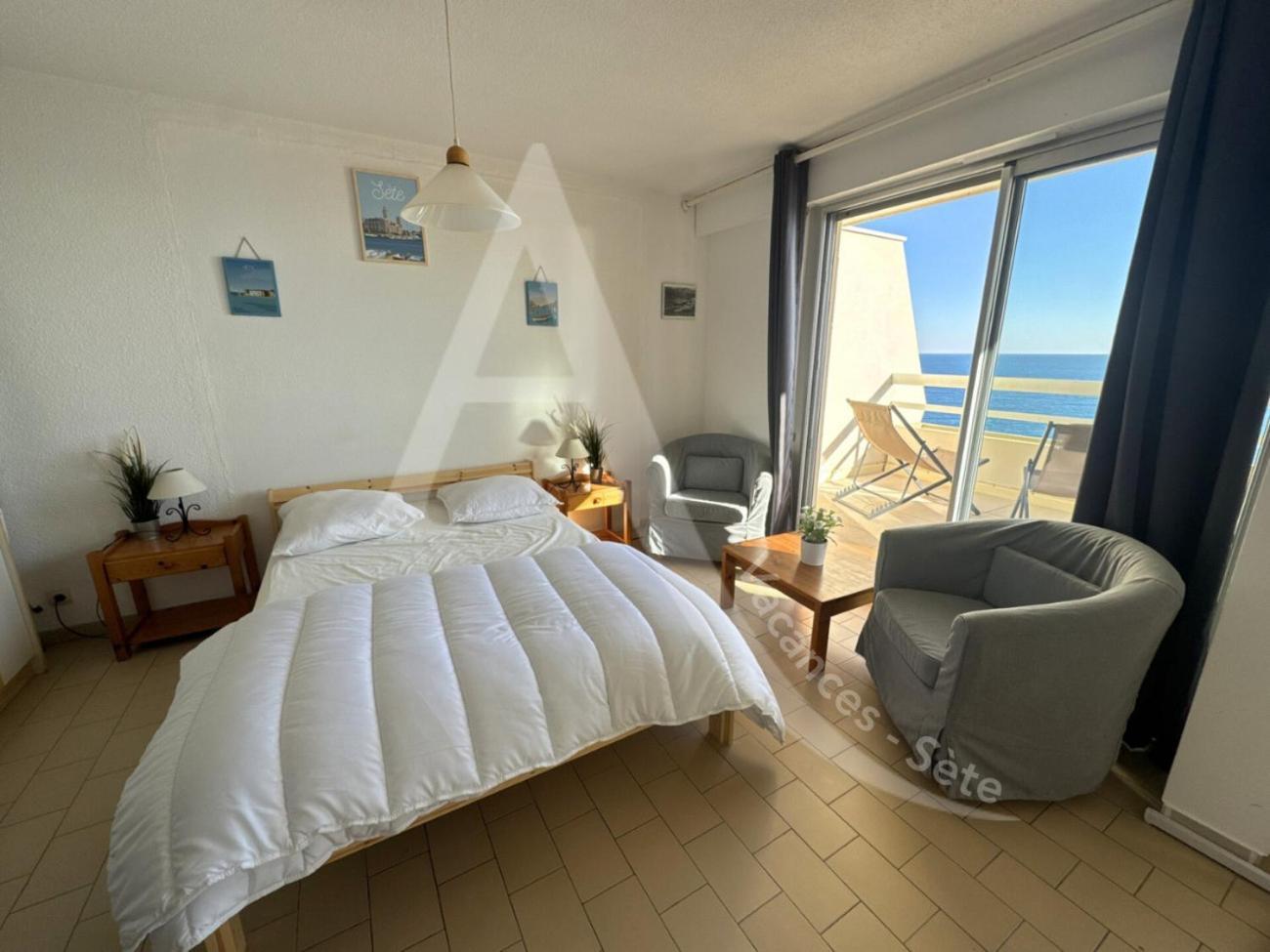 40 M², 1Ere Ligne Mer, Dernier Etage Avec Ascenseur Sète Eksteriør billede
