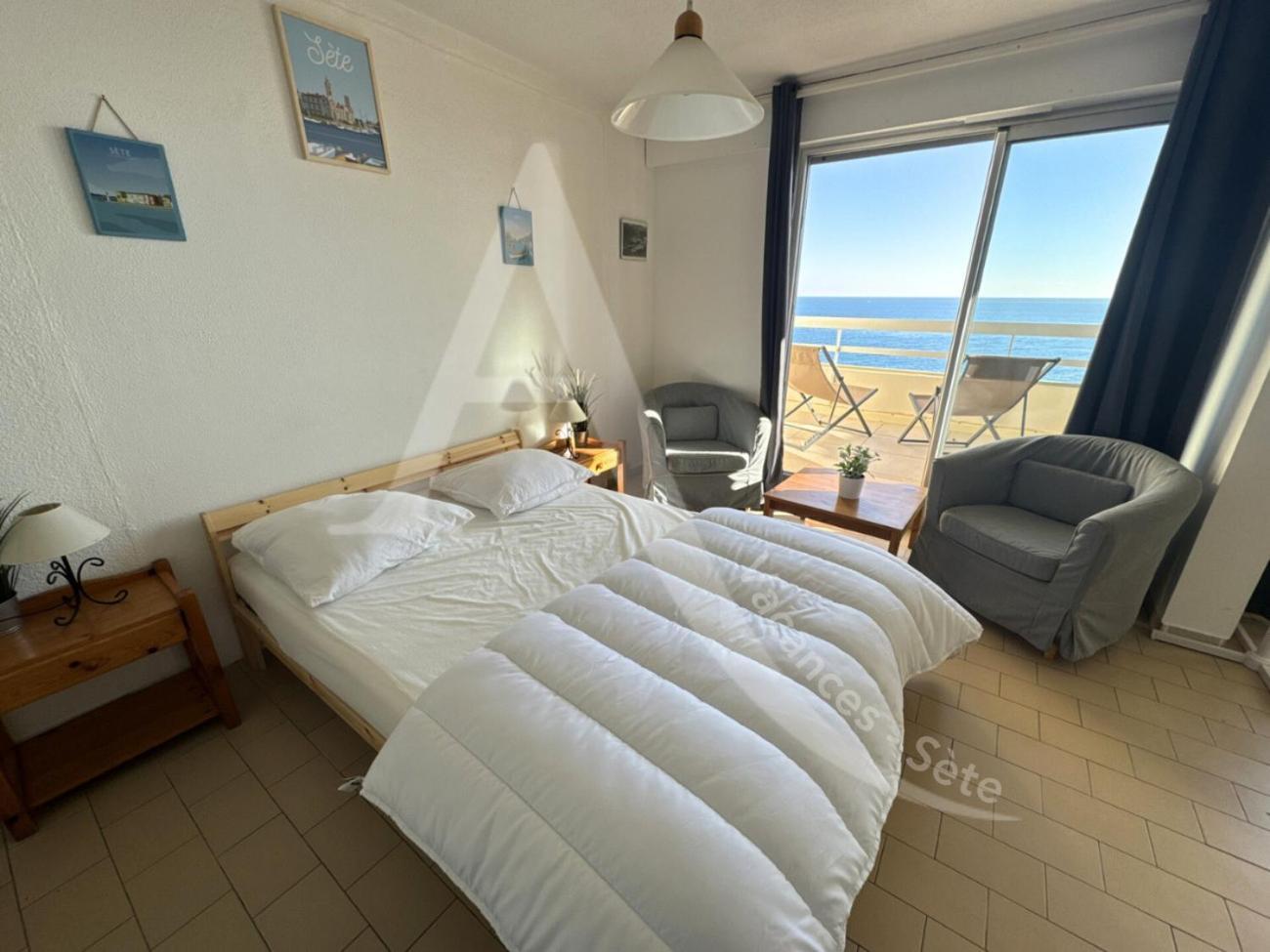 40 M², 1Ere Ligne Mer, Dernier Etage Avec Ascenseur Sète Eksteriør billede